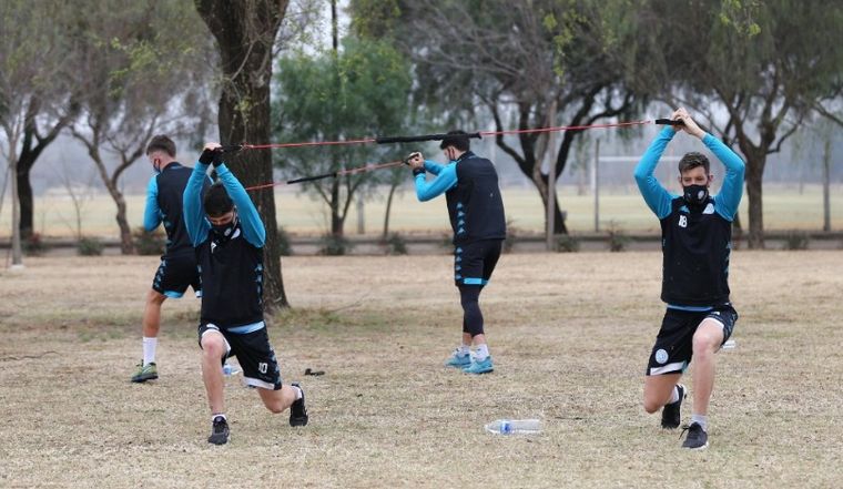 Belgrano, en la vuelta a los entrenamientos.