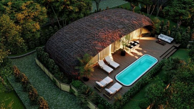 El sorprendente diseño de un hotel escondido en la selva de Tulum.