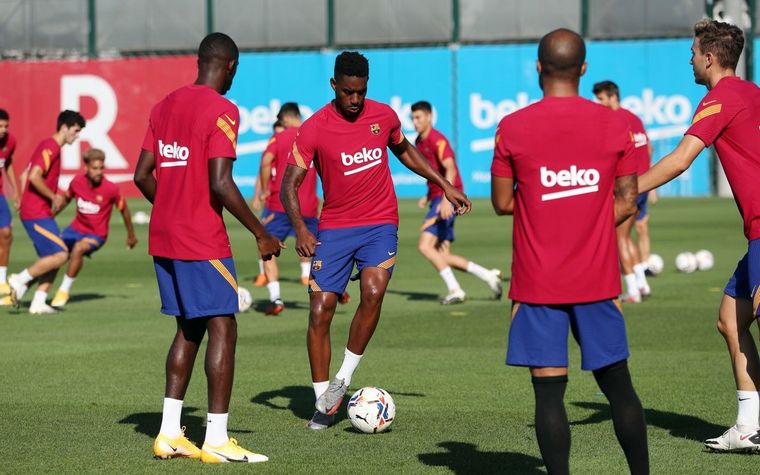 Barcelona entrenó sin la presencia de Messi.
