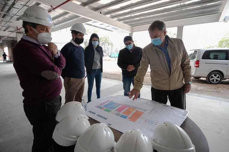 FOTO: Avanzan las obras del nuevo hospital de barrio Los Filtros