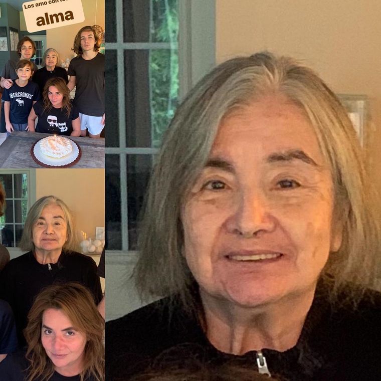 La periodista le dedicó unas palabras de despedida a su madre.