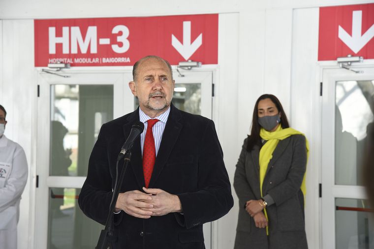 El Hospital Modular de Granadero Baigorria había sido inaugurado por el gobernador.