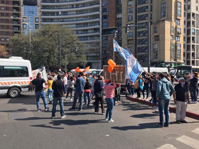 Córdoba: caos en el centro por protesta de transportistas