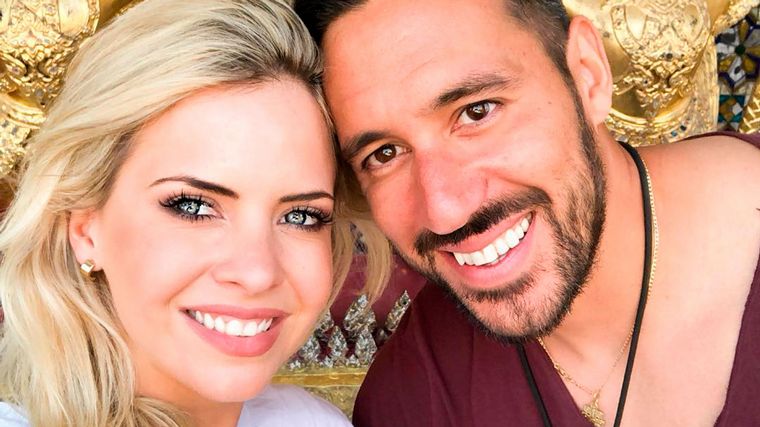 Alejandra Maglietti y Jonás Gutiérrez.