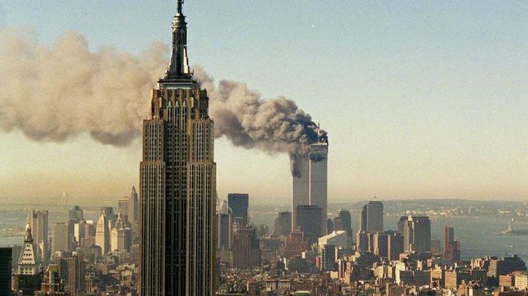 11S: imágenes impactantes de la caída de las Torres Gemelas