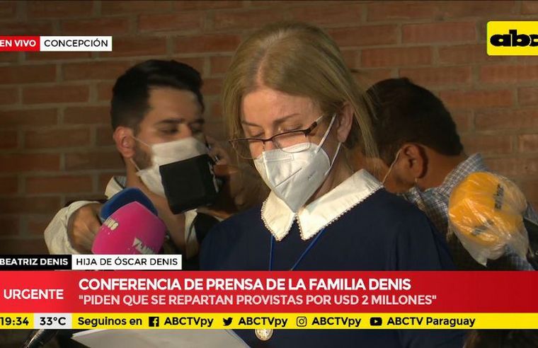 El pedido de hizo a través de una carta en la casa de Edith Denis, hija de Oscar.