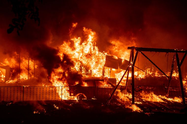 FOTO: Los incendios afectan a California y otros Estados del oeste.