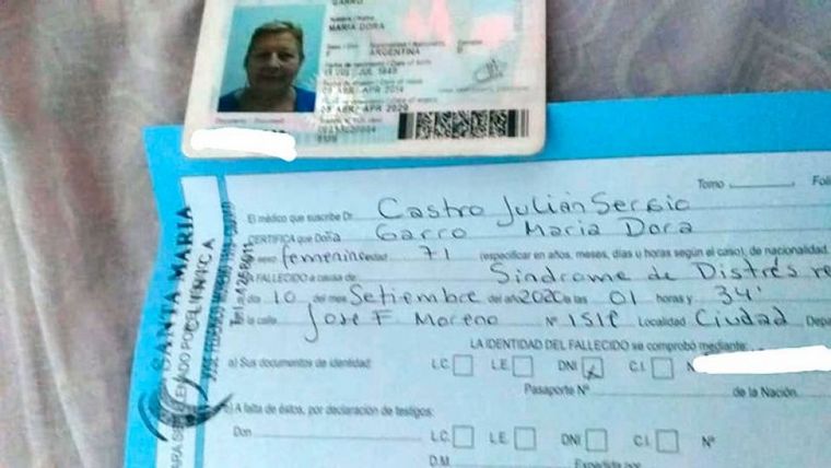 Clínica de Mendoza informó por error la muerte de una paciente.