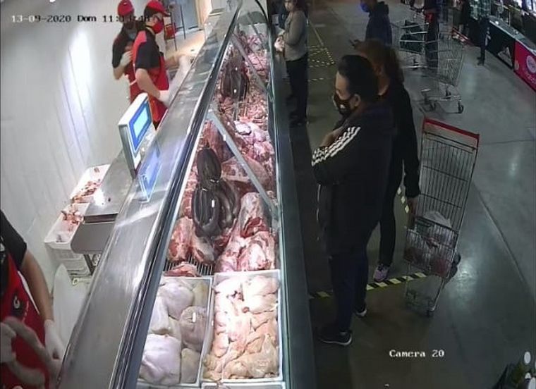 Así se veía la Central de Carnes.