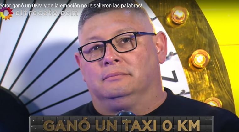 La emoción de un taxista al ganar un 0Km con Guido Kaczka