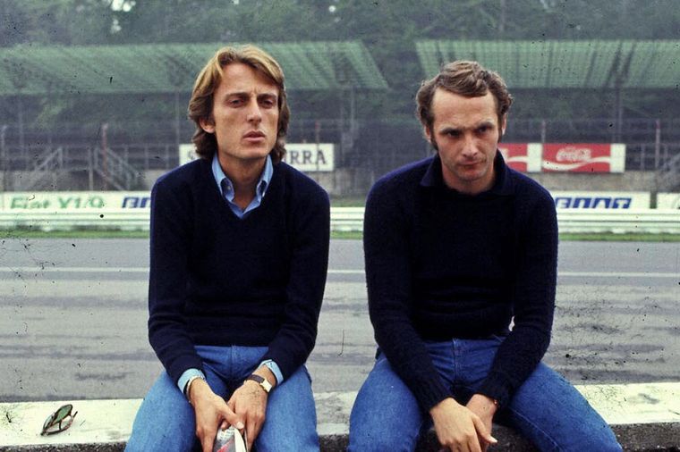 FOTO: Ferrari y la dupla di Montezemolo-Lauda, que cerró la sequía de 12 años en 1975