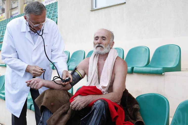 El jubilado corrió durante cinco horas seguidas.