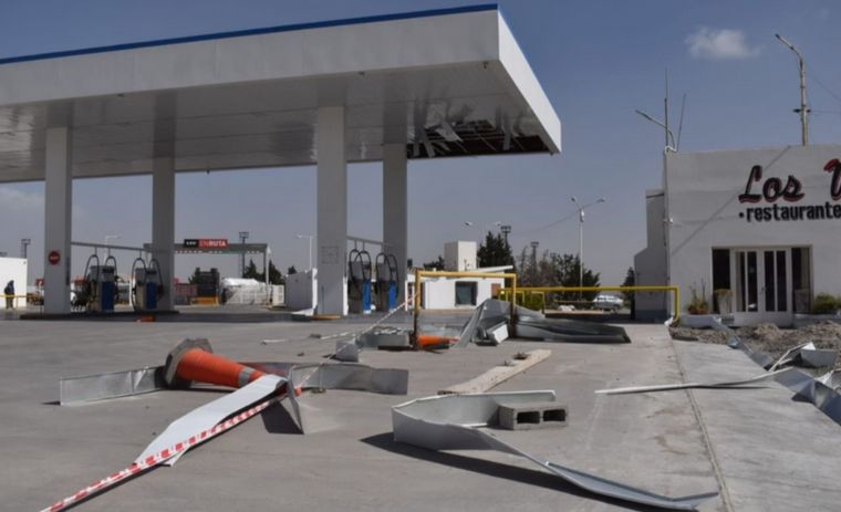 Drama en Chubut por un temporal de viento (Fotos: El Chubut).