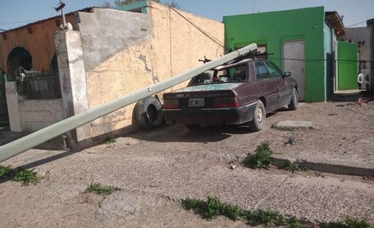 FOTO: Drama en Chubut por un temporal de viento (Fotos: El Chubut).