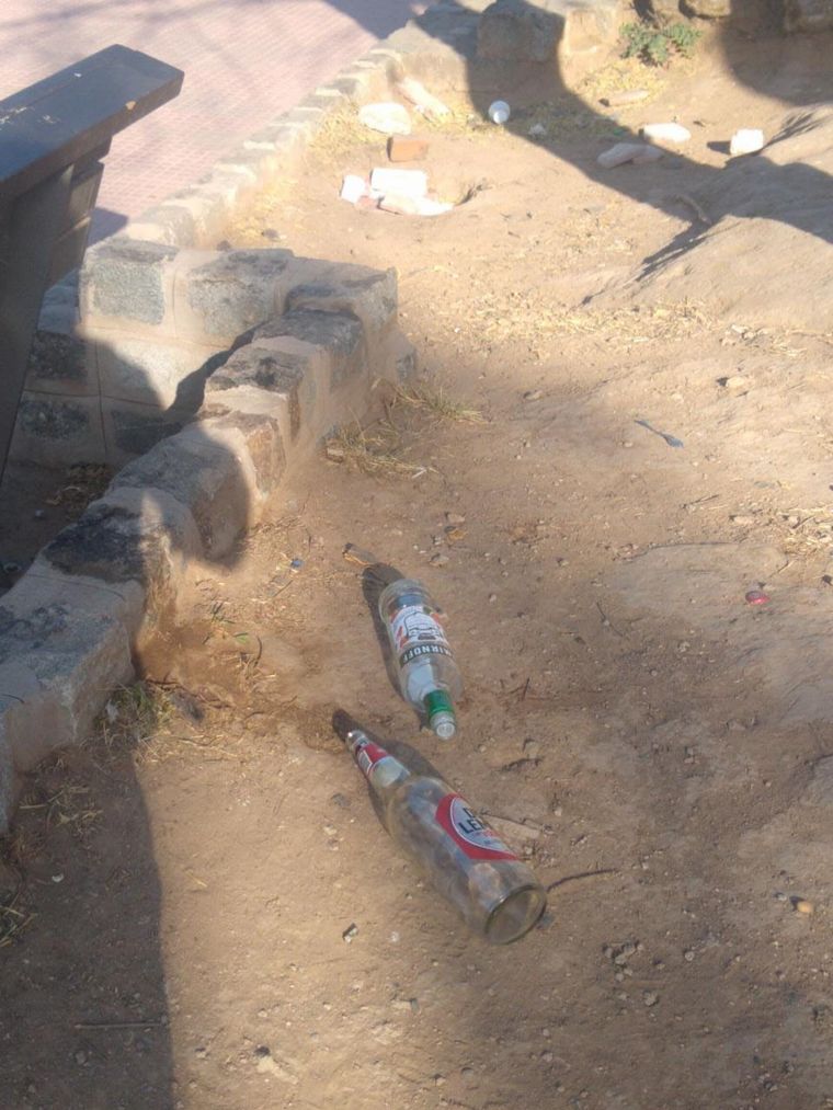 El Parque Sarmiento amaneció repleto de botellas de bebidas alcohólicas