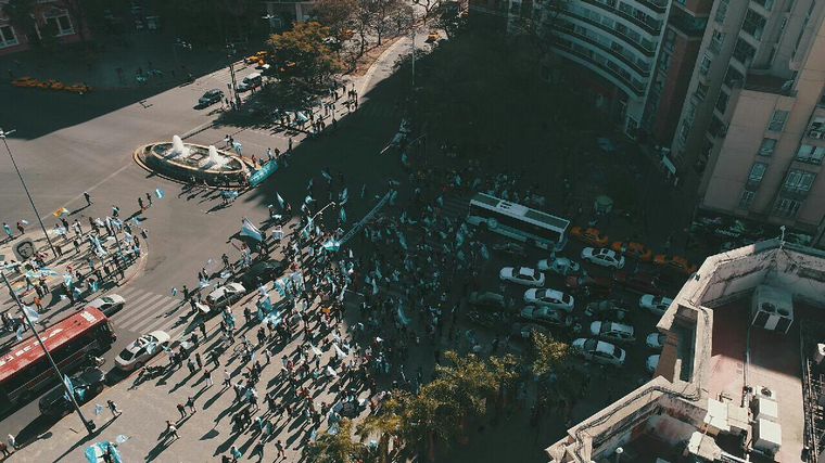 Banderazo contra el gobierno en Córdoba
