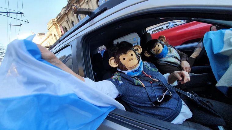 Banderazo contra el gobierno en Córdoba