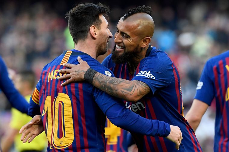 Lionel Messi le dedicó un mensaje a Arturo Vidal.