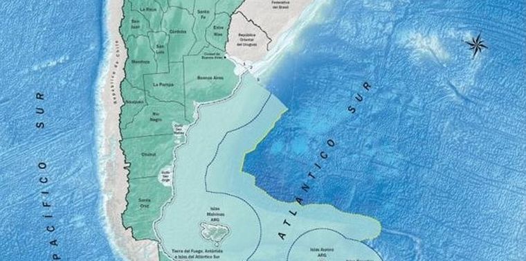 Cambia el centro geográfico con el nuevo mapa argentino.