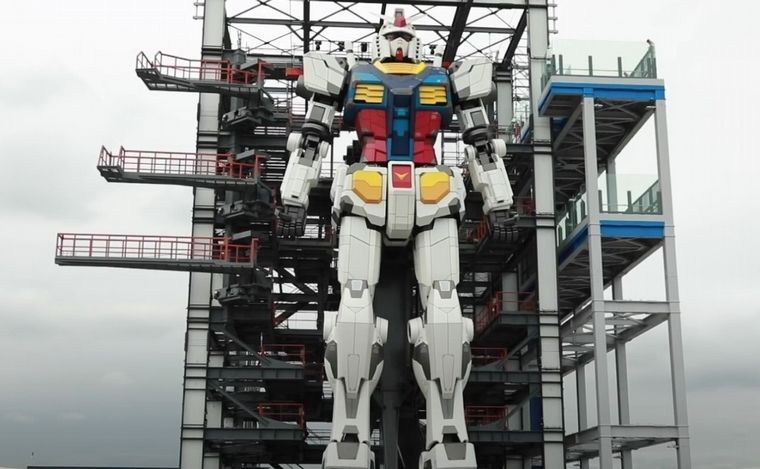 Gundam de Yokohama, el robot de 18 metros de altura