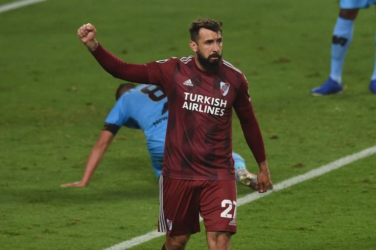 Lucas Pratto volvió al gol en River (Foto: @RiverPlate)