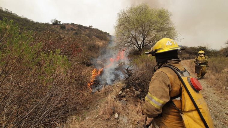 FOTO: Incendios en las Sierras. 