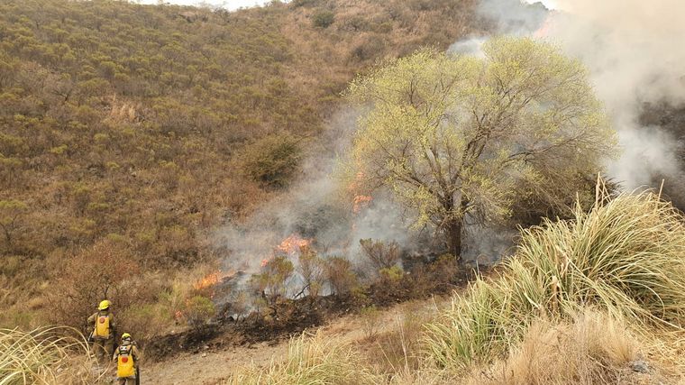 Incendios en las Sierras.