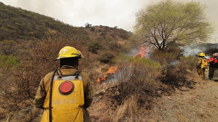 Incendios en las Sierras.