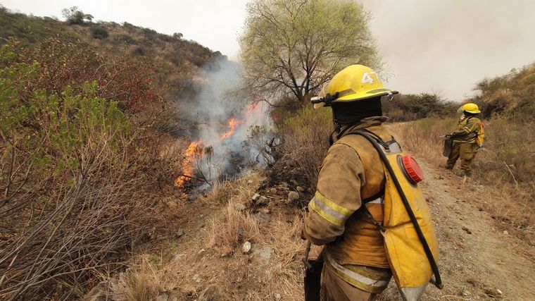 Incendios en las Sierras.