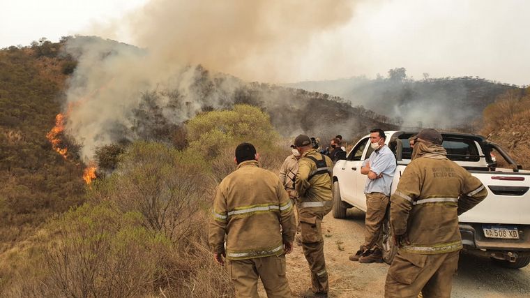 Incendios en las Sierras.