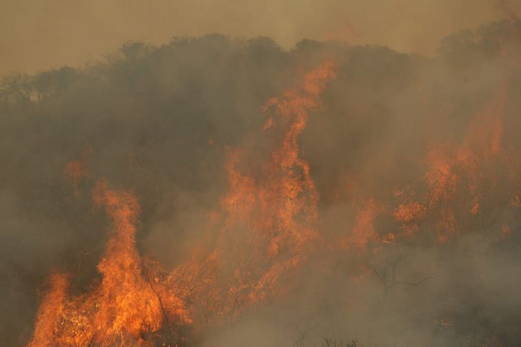 Incendios en las Sierras.