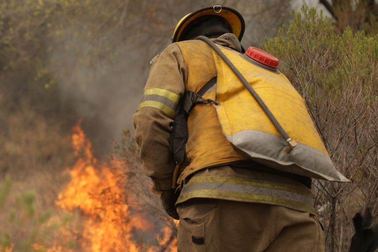 Incendios en las Sierras.