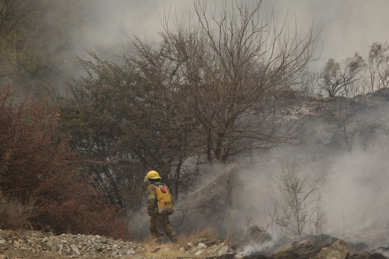 FOTO: Incendios en las Sierras. 