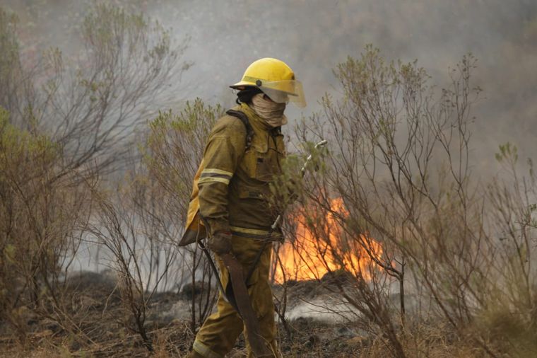 Incendios en las Sierras.