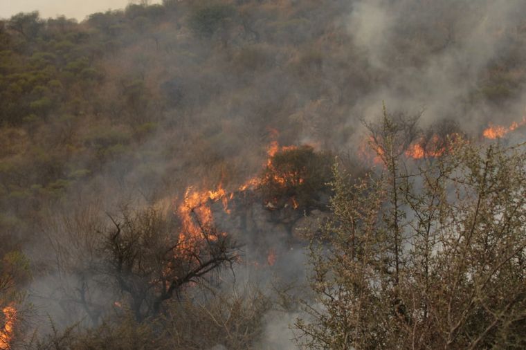 Incendios en las Sierras.