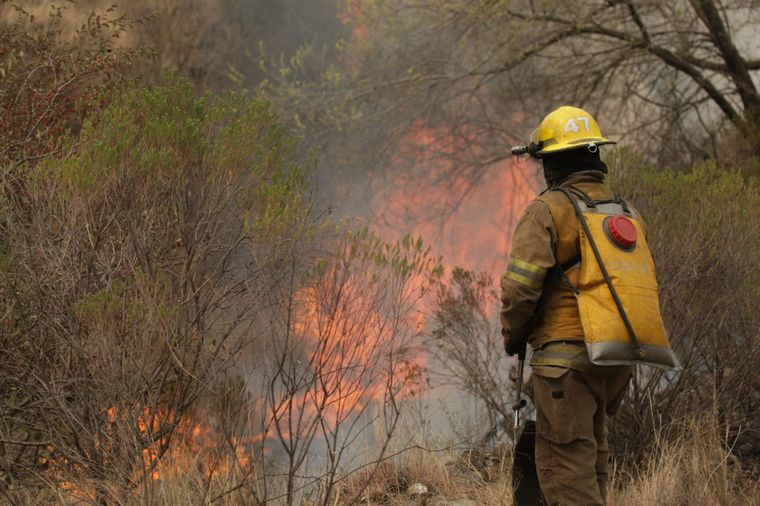 Incendios en las Sierras.