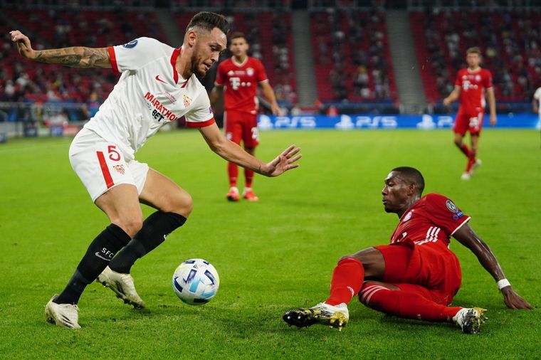 Bayern Múnich y Sevilla protagonizaron la final de la Supercopa de Europa.
