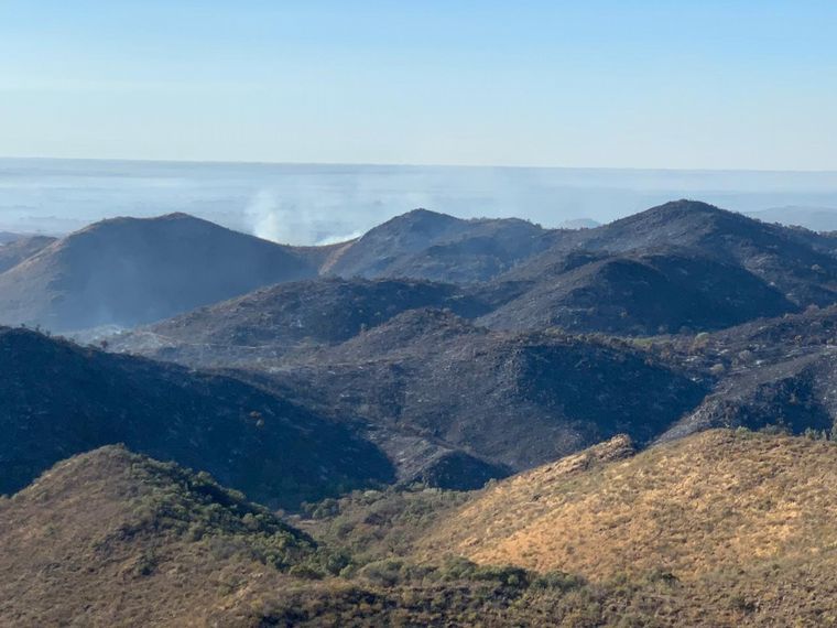 Así quedó la zona colindante a el country El Potrerillo de Larreta.