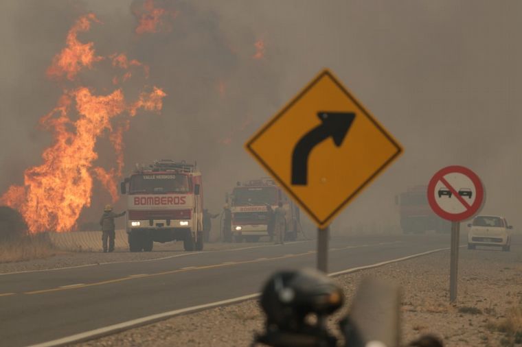 Los incendios azotan distintos puntos de la provincia de Córdoba.