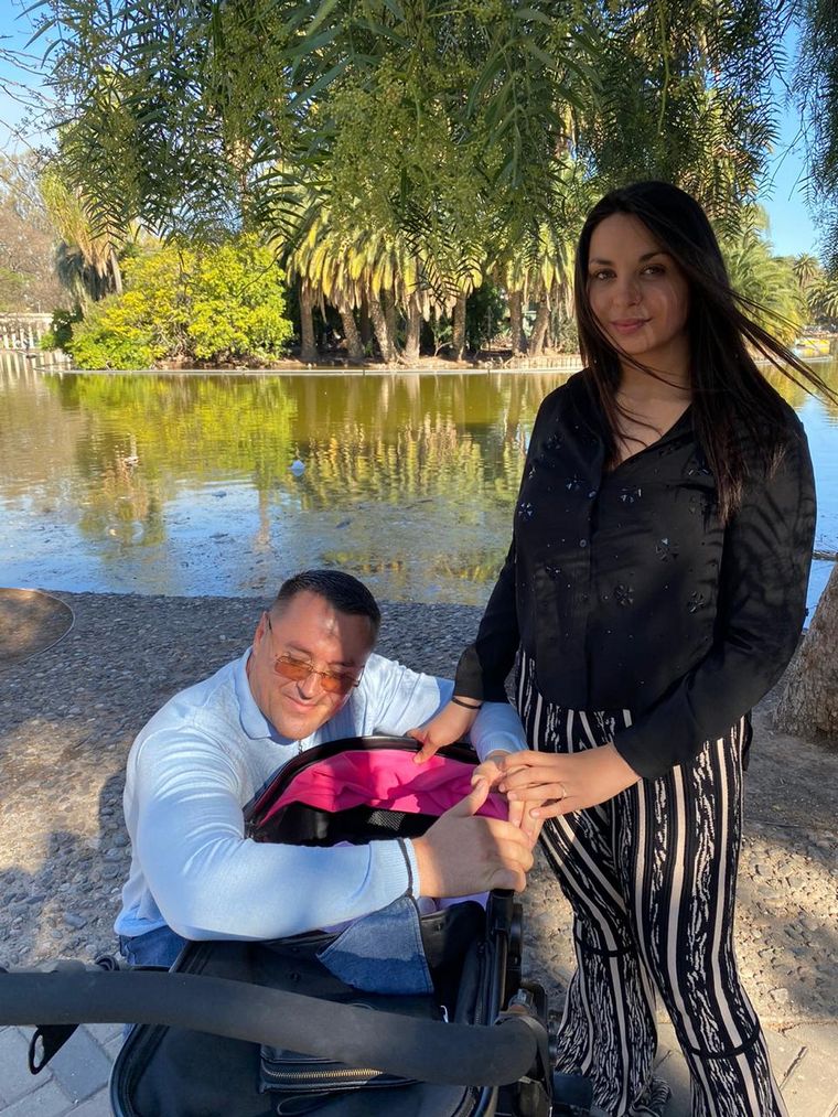 La odisea de un ucraniano para conocer a su hija recién nacida