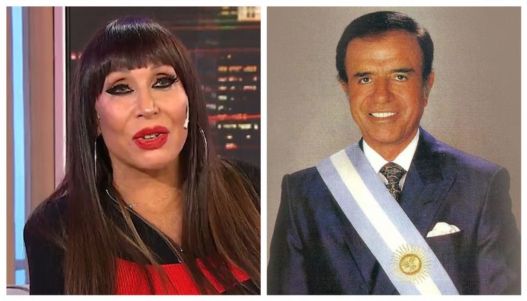 Cenas organizadas por Moria Casán a Carlos Menem