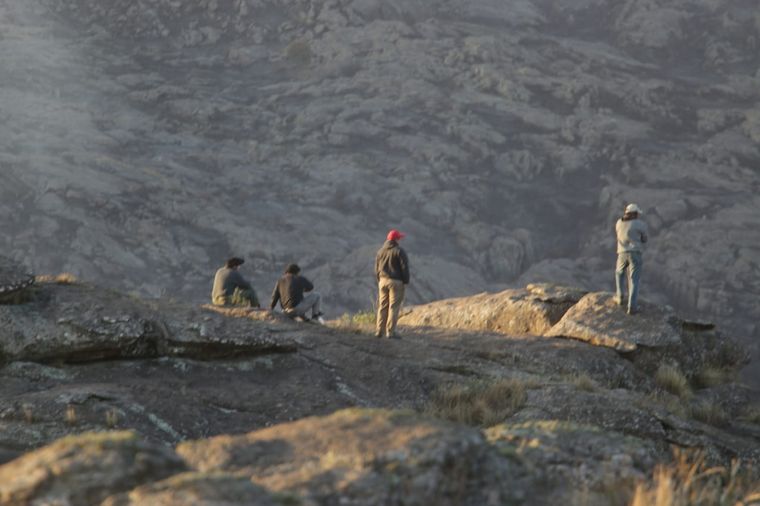 Panorama desolador tras los incendios en camino a Los Gigantes, ruta 28