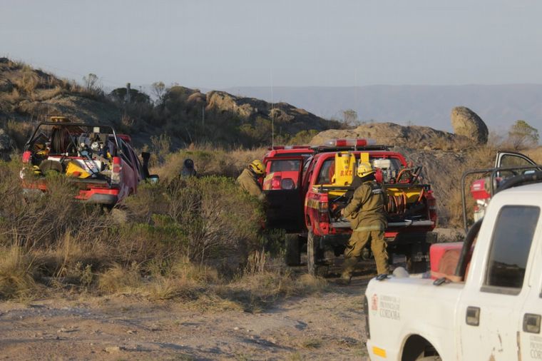 Panorama desolador tras los incendios en camino a Los Gigantes, ruta 28