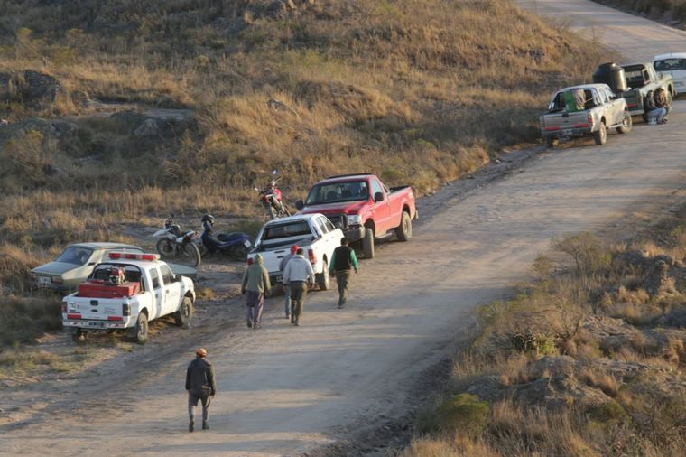 Panorama desolador tras los incendios en camino a Los Gigantes, ruta 28