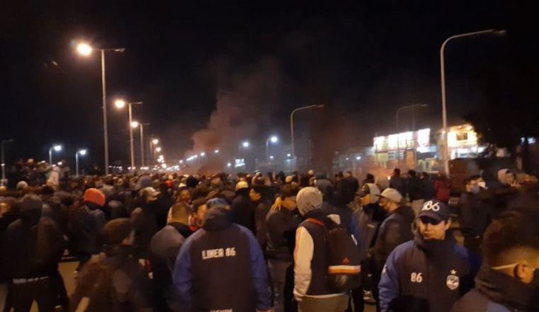 Incidentes tras crimen de chofer en Virrey del Pino