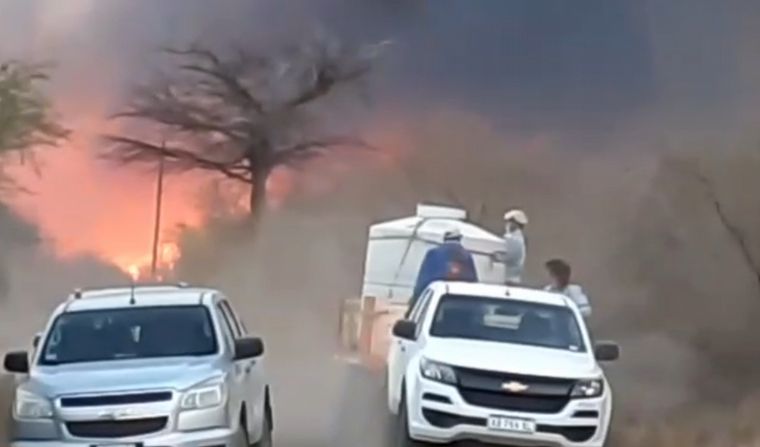 Incendio en La Candelaria 