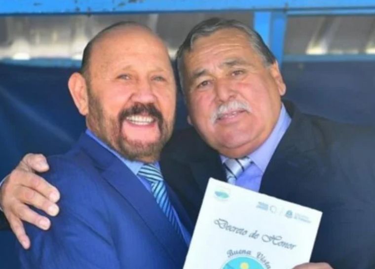 El gobernador de Formosa, Gildo Insfrán, junto al intendente Rubén Pereira.