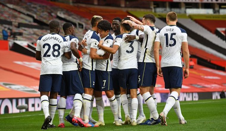 Tottenham empezó perdiendo y le ganó 6-1 al United