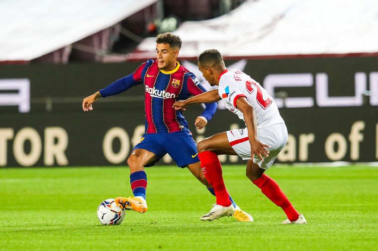 Barcelona y Sevilla igualaron 1-1 en el Camp Nou.