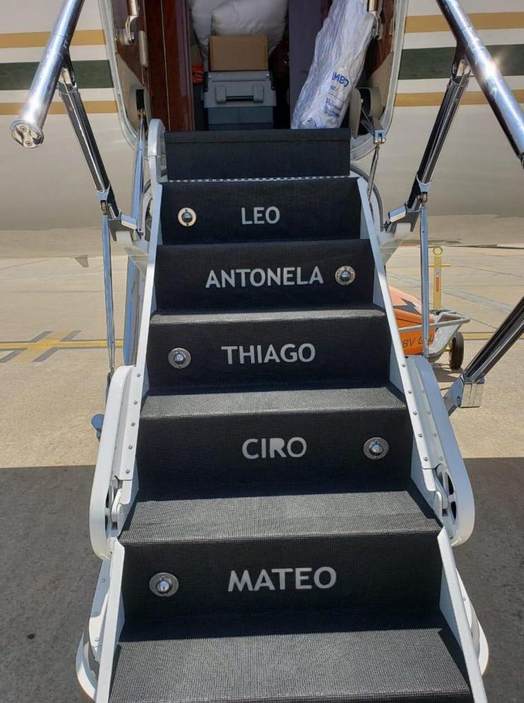 Avión de Messi